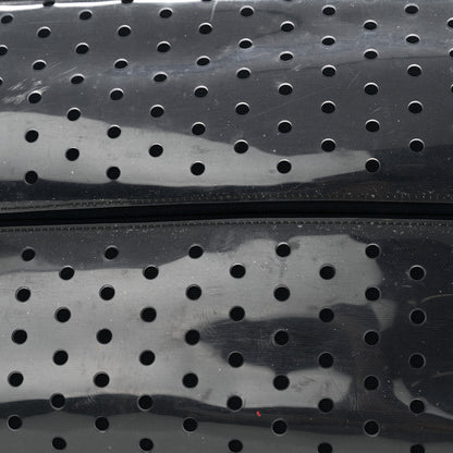 Chanel Canvas Vinyl Perforated CC Tote White Black Dark Navy 22 of 24