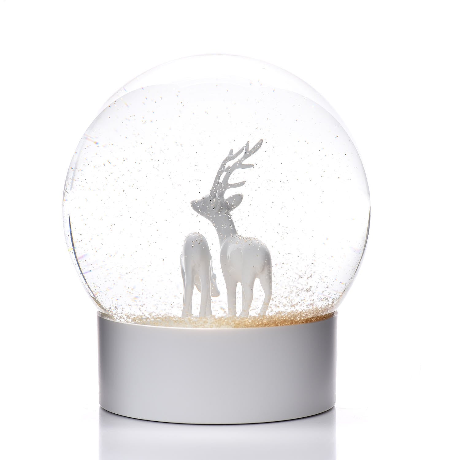 Chanel Glass Joaillerie Deer Christmas Snow Globe 3 of 4