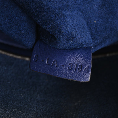Celine Grained Calfskin Medium Phantom Luggage Indigo 6 of 9