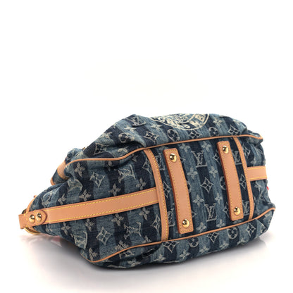 Louis Vuitton Denim Raye Porte Epaule MM 4 of 8