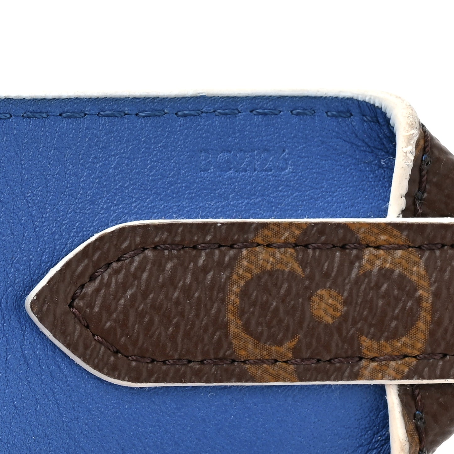 Monogram Bandouliere Shoulder Strap Blue