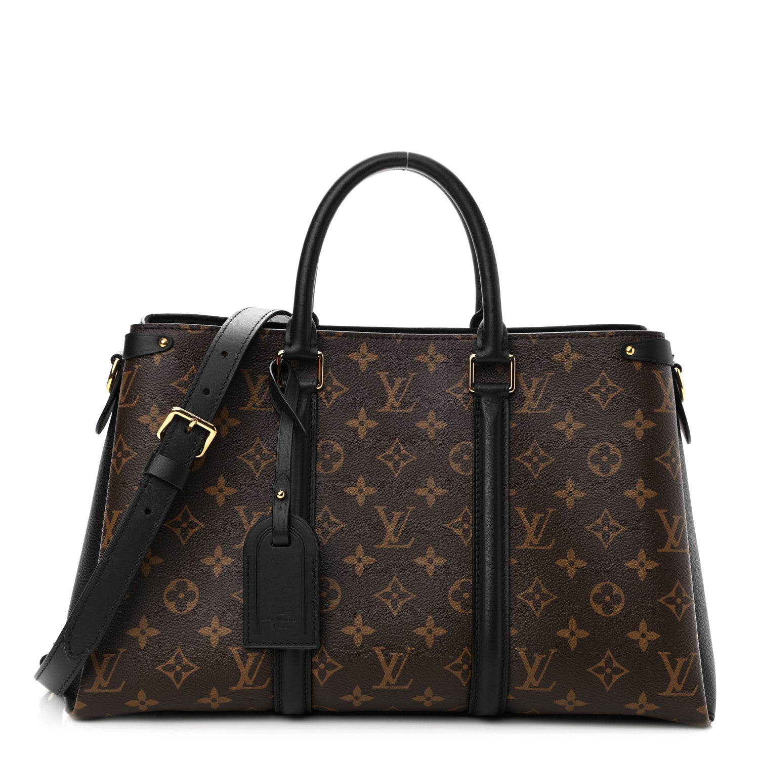 Louis Vuitton Monogram Soufflot MM Black 1 of 7