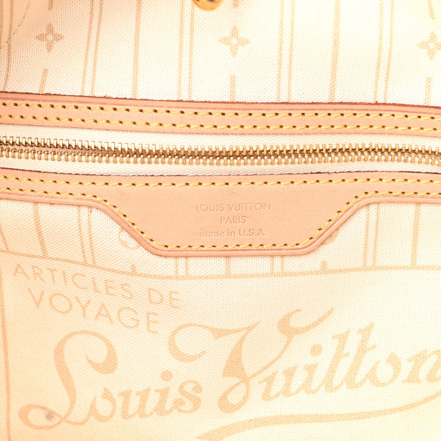 Louis Vuitton Damier Azur Neverfull PM 6 of 10