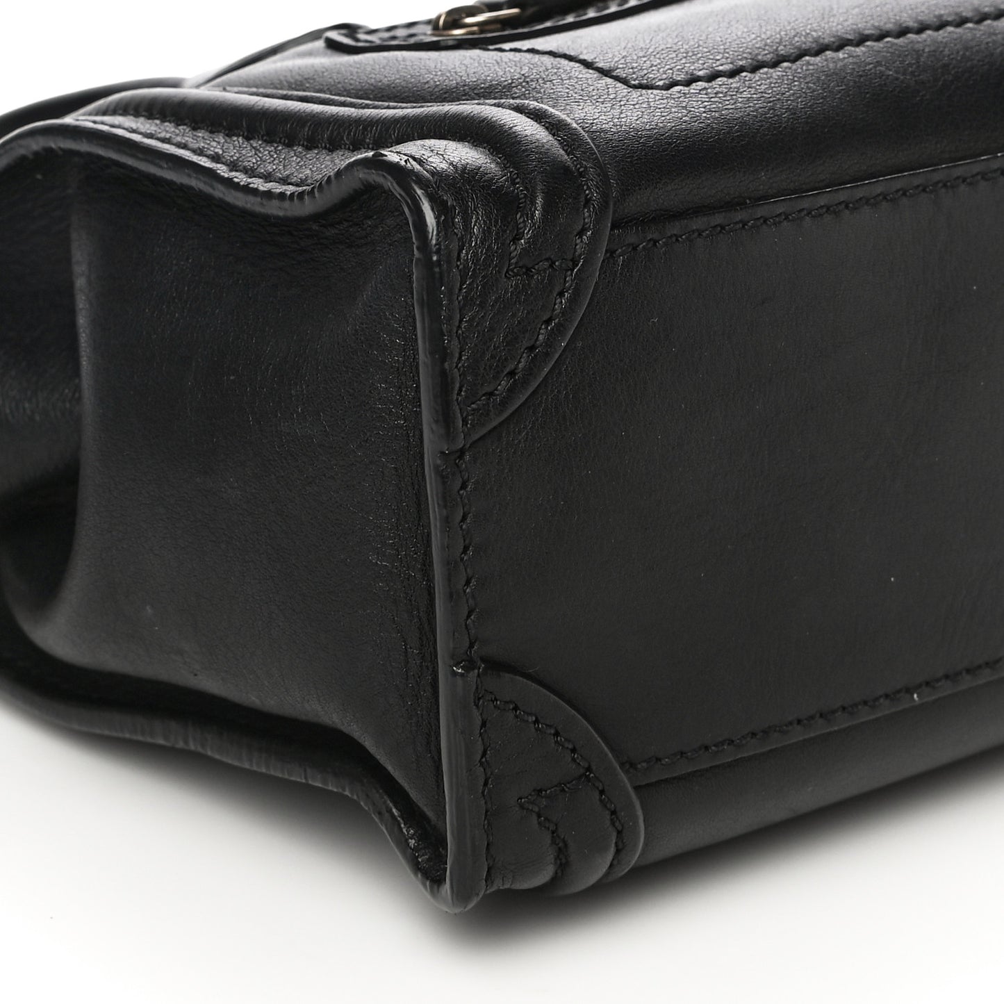Smooth Calfskin Nano Luggage Black