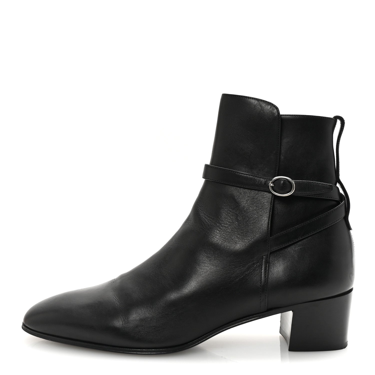 Saint Laurent Calfskin Mens Terry 45 Boots 42 Black 1 of 10