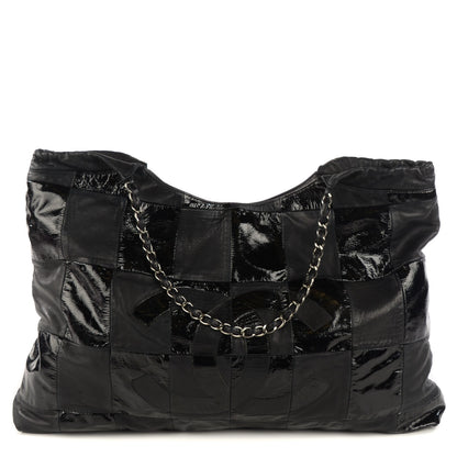 Chanel Patent Large Brooklyn Tote Black 1 of 8