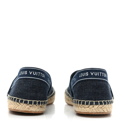 Louis Vuitton Denim Croisiere Espadrille 38.5 Marine 4 of 10
