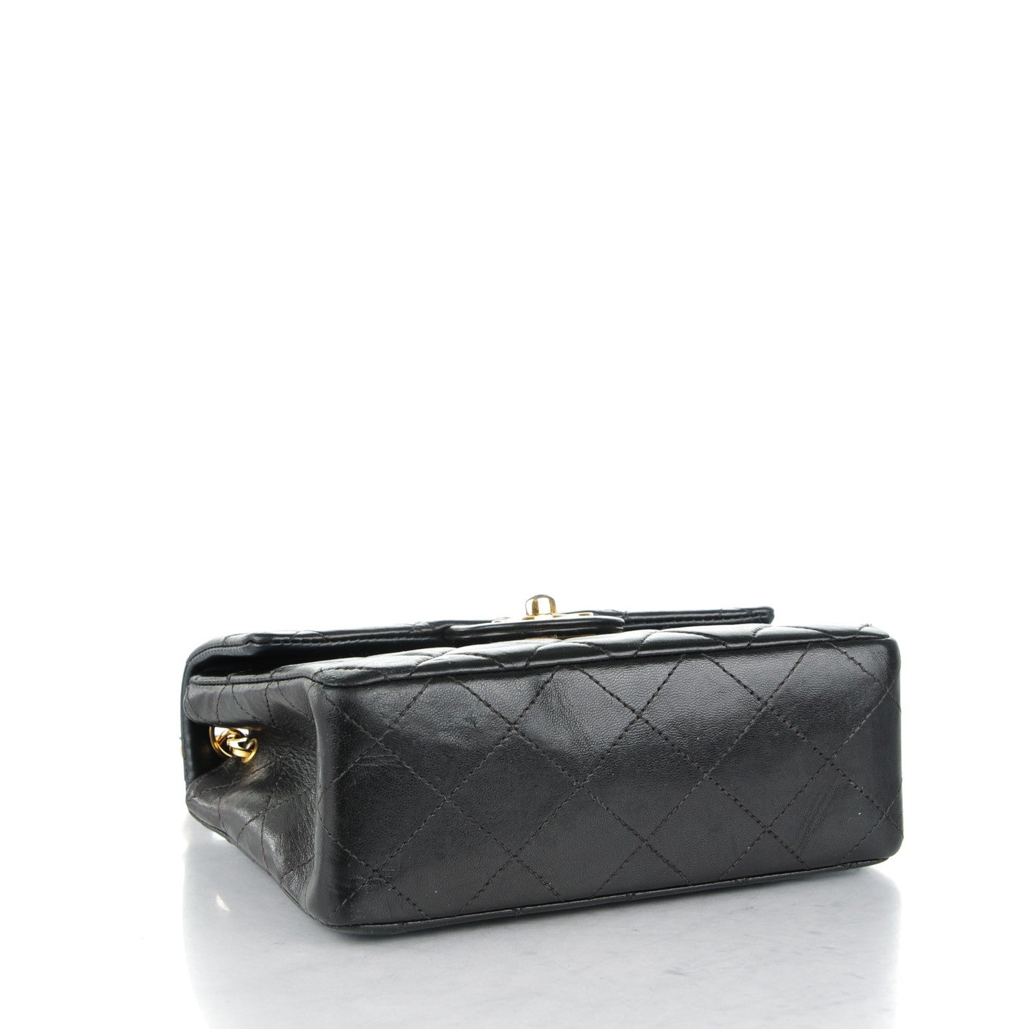 Chanel Lambskin Quilted Mini Square Flap Black 4 of 9