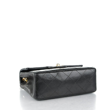 Chanel Lambskin Quilted Mini Square Flap Black 4 of 9