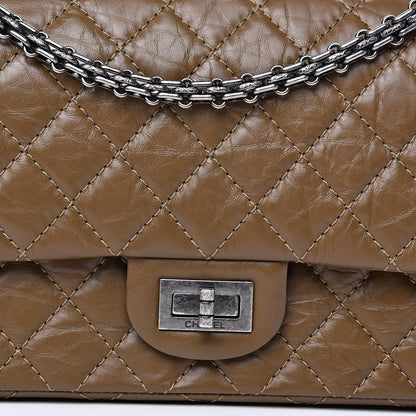 Chanel Aged Calfskin Quilted 2.55 Reissue 225 Flap Brown 10 of 11