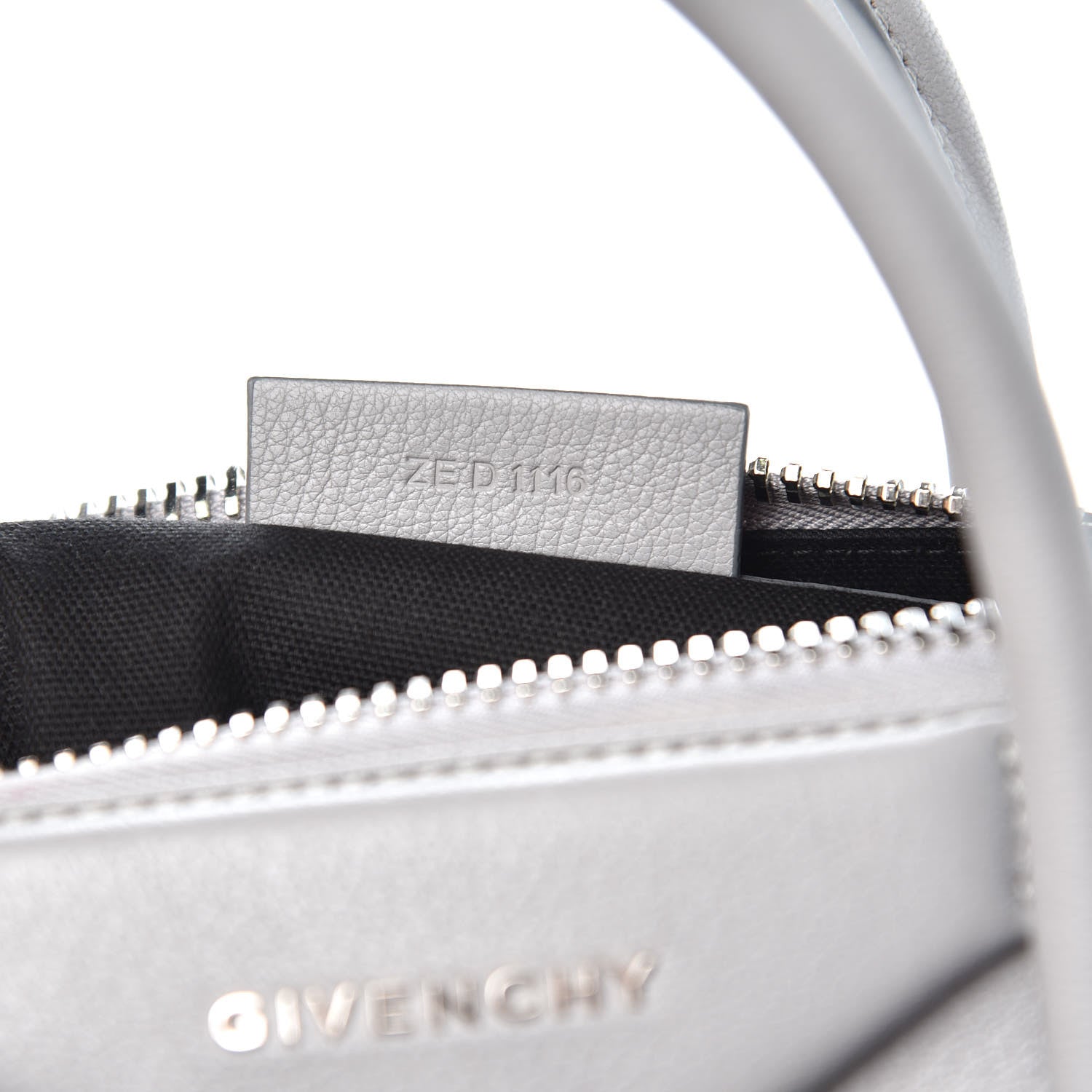 Givenchy Sugar Goatskin Small Antigona Pearl Grey 7 of 9