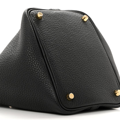 Hermes Taurillon Clemence Picotin Lock 18 PM Black 8 of 10