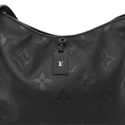 Louis Vuitton Empreinte Monogram Giant Carryall MM Black 7 of 9