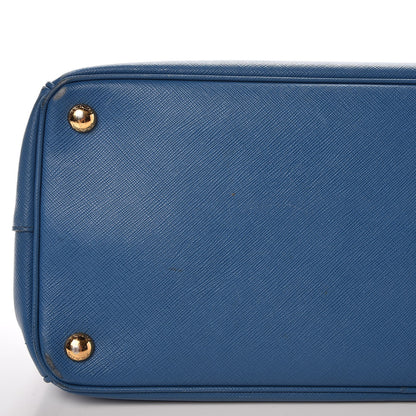 Prada Saffiano Large Galleria Double Zip Tote Cobalto 12 of 16
