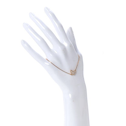 Van Cleef & Arpels 18K Rose Gold Mother of Pearl Sweet Alhambra Butterfly Bracelet 2 of 6
