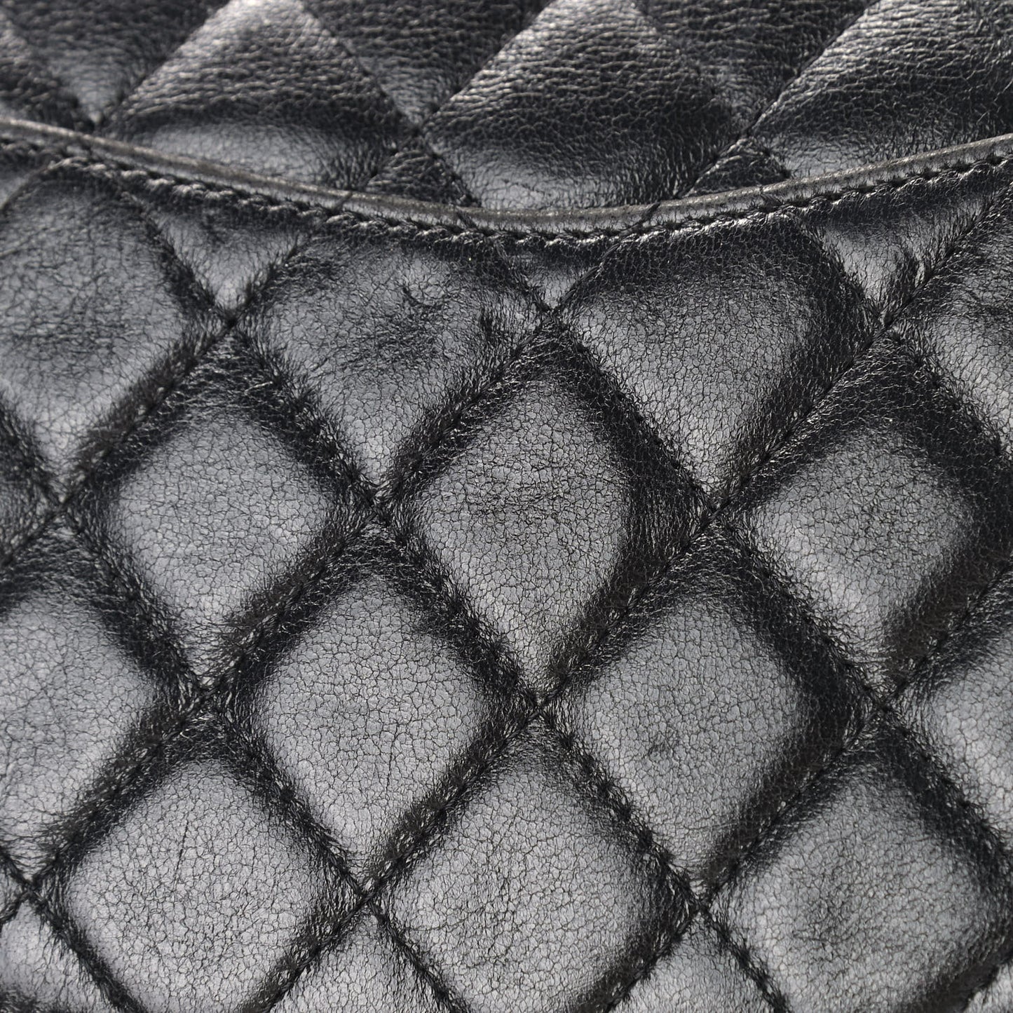 Aged Calfskin Quilted 2.55 Reissue 225 Flap Black