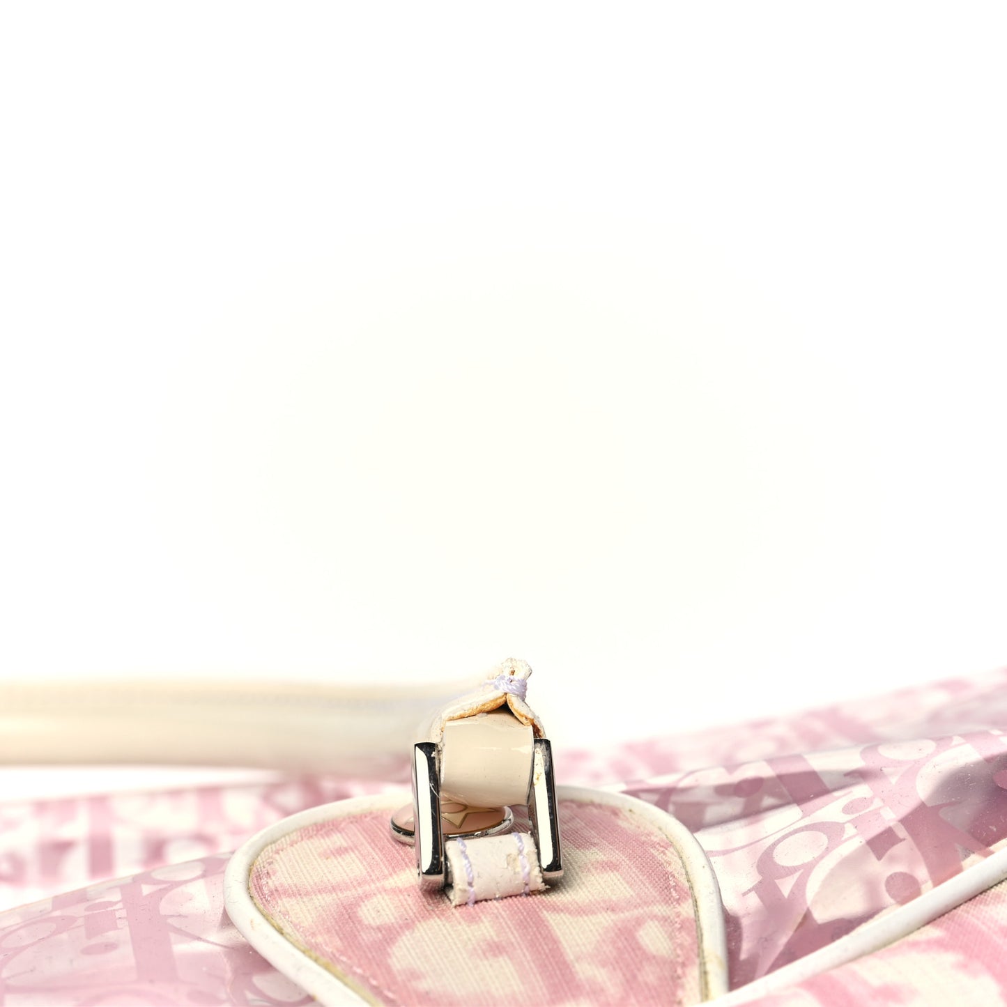 Monogram PVC Bowler Pink
