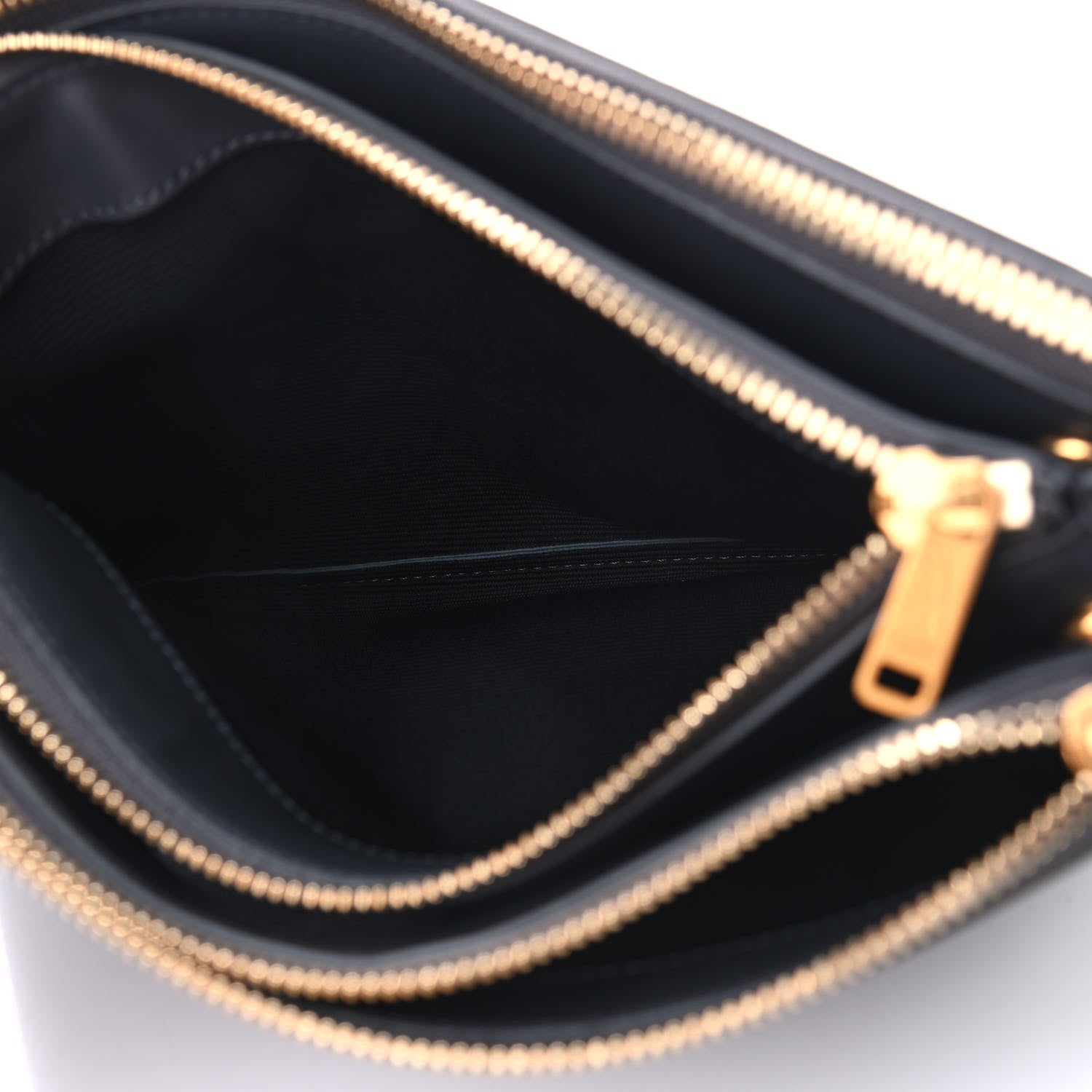 Celine Lambskin Large Trio Crossbody Bag Grey 6 of 9