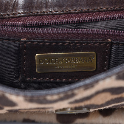 Dolce & Gabbana Pony Hair Shoulder Bag Leopard 6 of 18