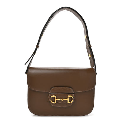 Gucci Azalea Calfskin Horsebit 1955 Shoulder Bag Brown Sugar 1 of 18