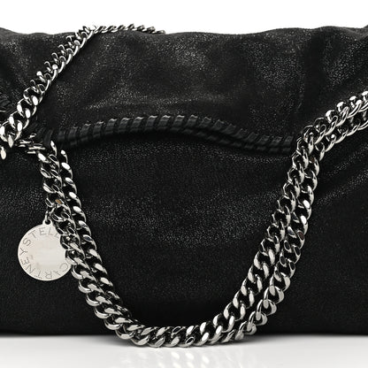 Stella McCartney Shaggy Deer Falabella Fold Over Tote Black 7 of 9