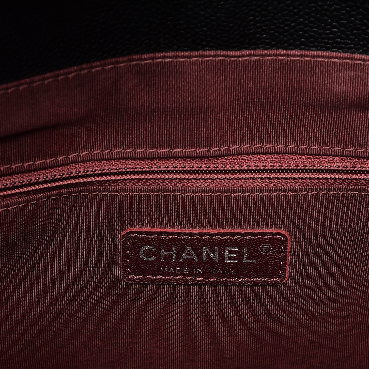 Chanel Lambskin Caviar Quilted Bi Coco Large Shopper Tote Black 6 of 9
