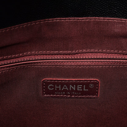 Chanel Lambskin Caviar Quilted Bi Coco Large Shopper Tote Black 6 of 9