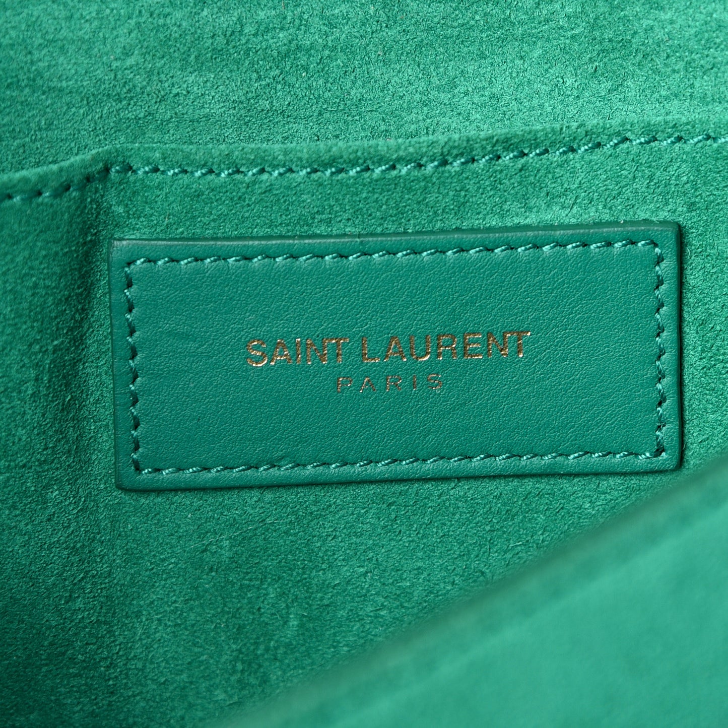 Calfskin Small Classic Y Satchel Green