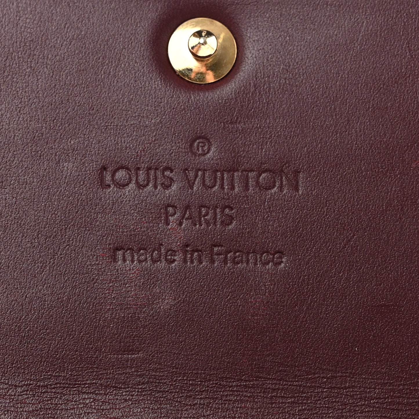Vernis Sarah Wallet Rouge Fauviste