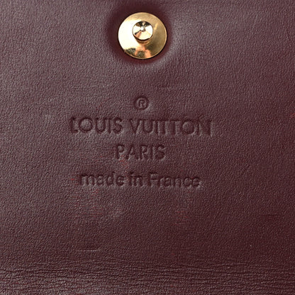 Louis Vuitton Vernis Sarah Wallet Rouge Fauviste 6 of 8