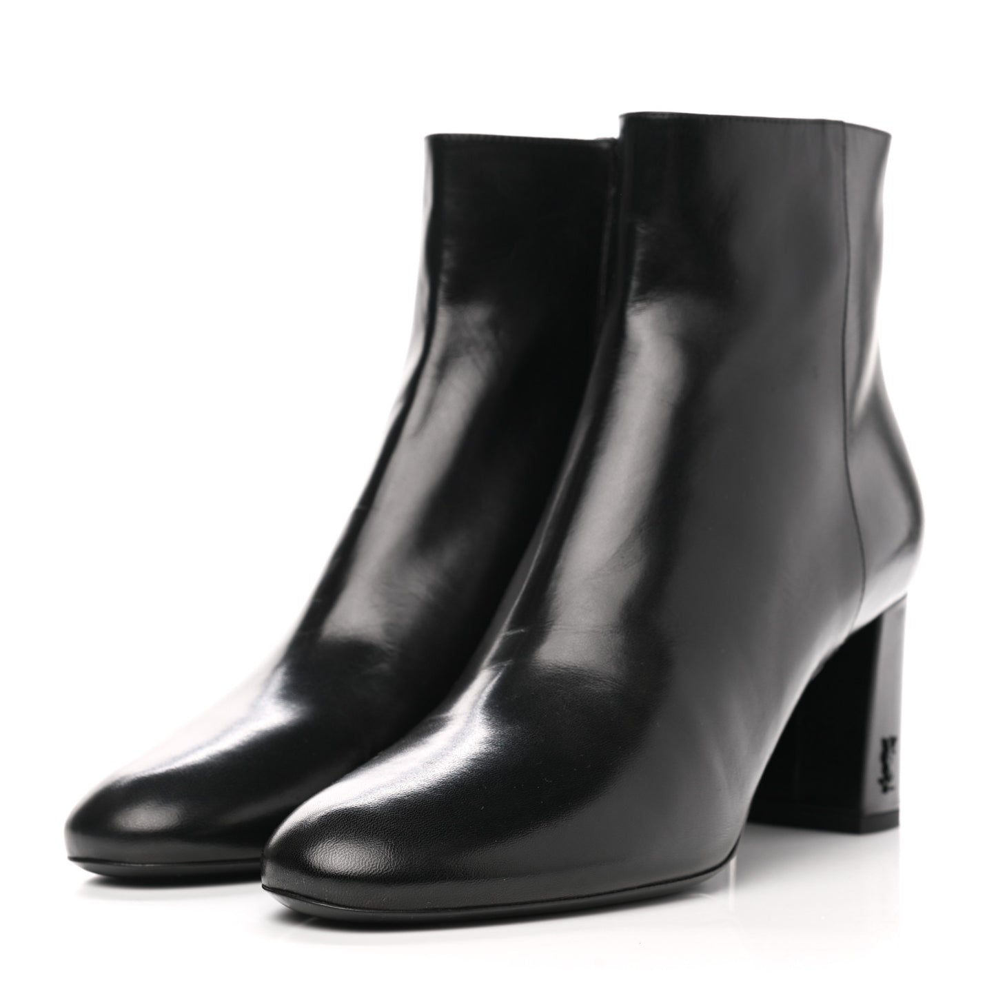 Nappa Vendome Loulou Ankle Zip Boot 38 Black