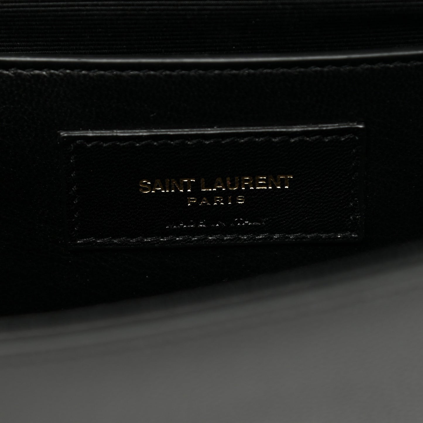 Grain De Poudre Monogram Cassandre Clutch Black