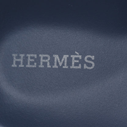 Hermes Suede Goatskin Womens Chypre Sandals 39 Marine Violet Majorette 9 of 10