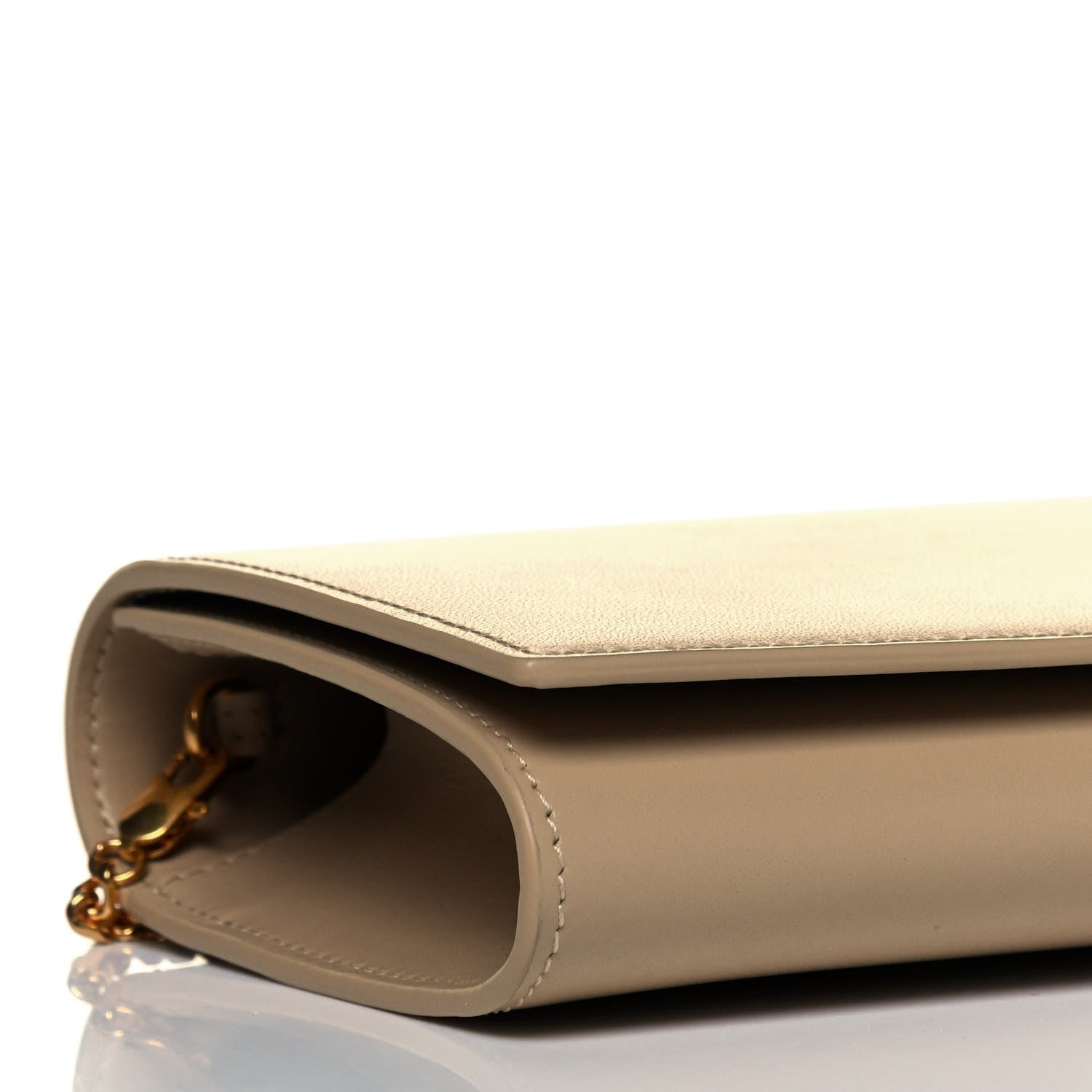 Saint Laurent Smooth Calfskin Mini Paris Bag Beige 5 of 9