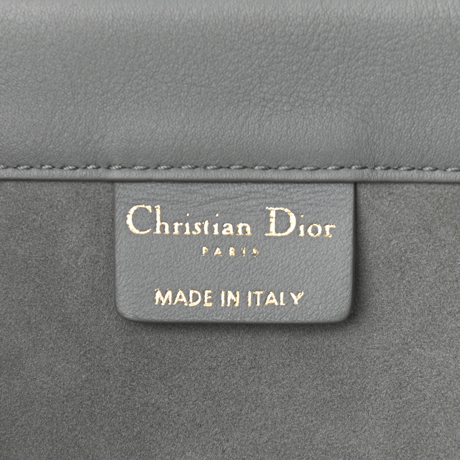Christian Dior Calfskin Embossed Medium Book Tote Grey 6 of 11