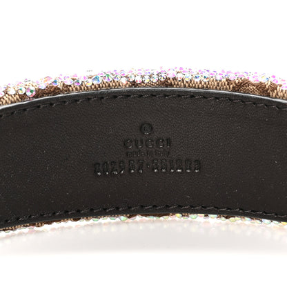 Gucci GG Canvas Crystal Monogram Headband Brown 4 of 4