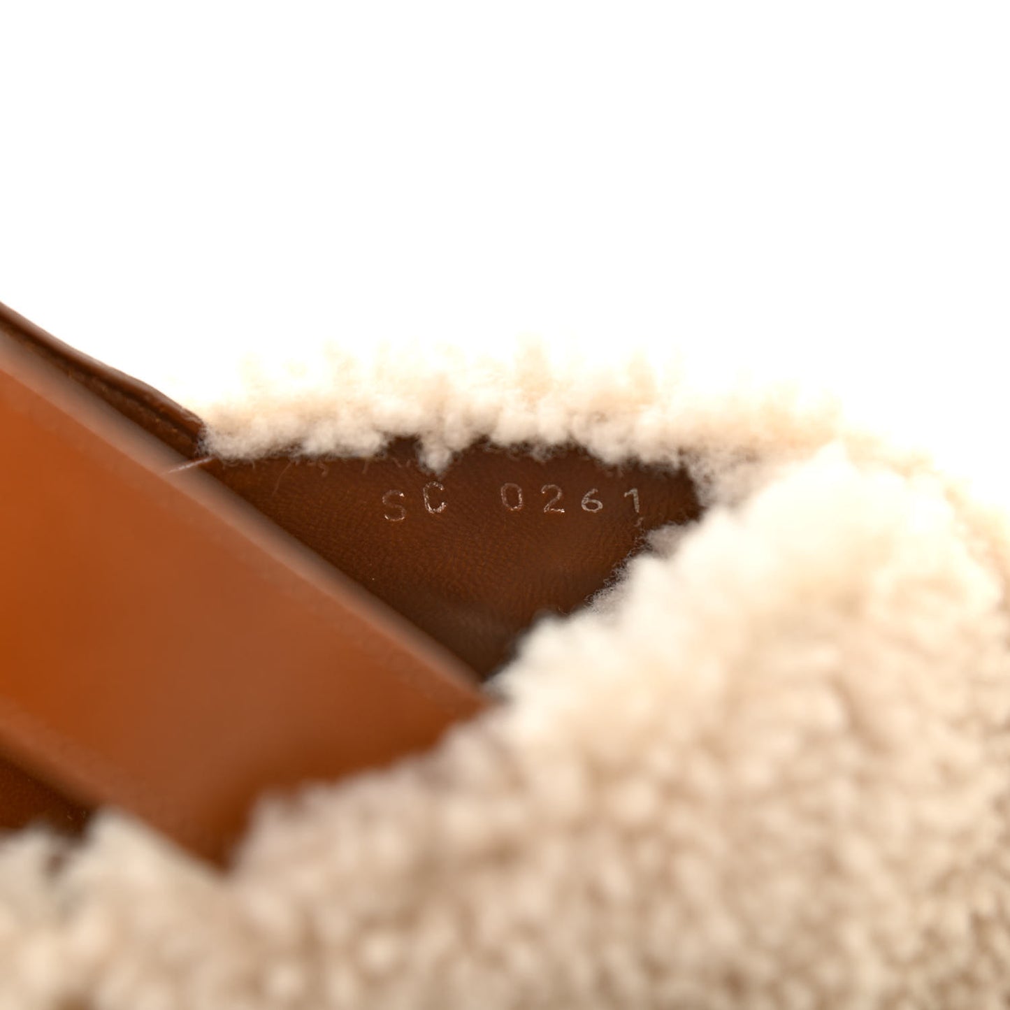 Shearling Paseo Sandals 38 Brown