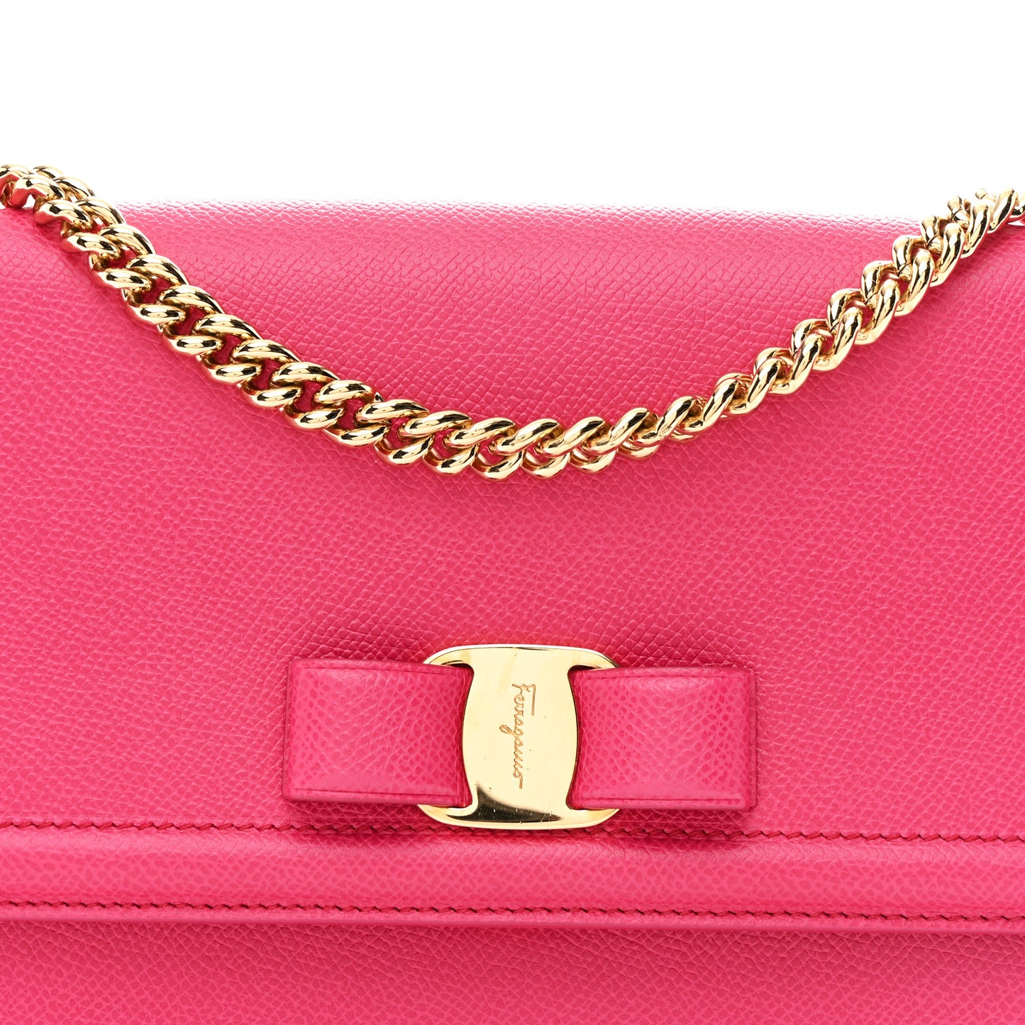 Printed Calfskin Ginny Shoulder Bag Begonia