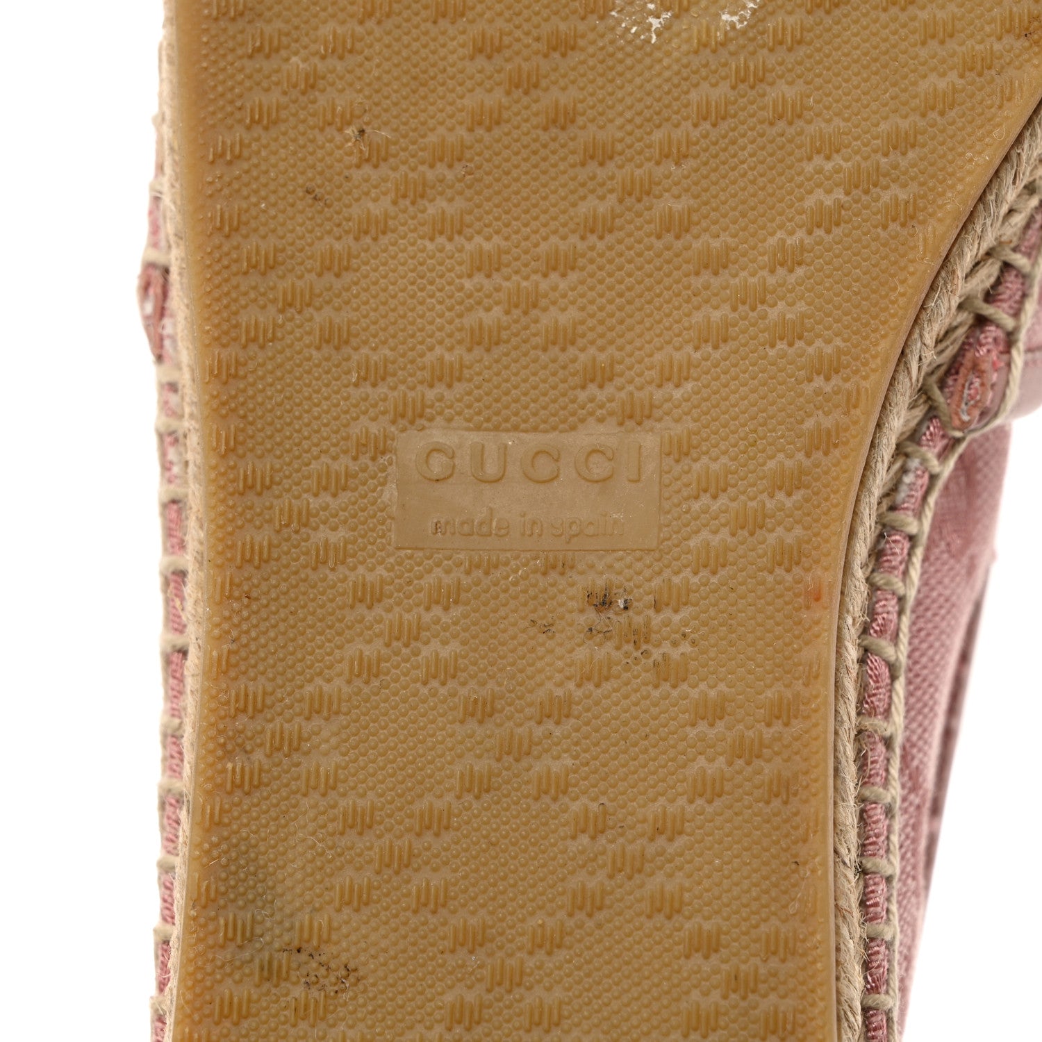Gucci Monogram Espadrilles 37 Soft Pink 10 of 12