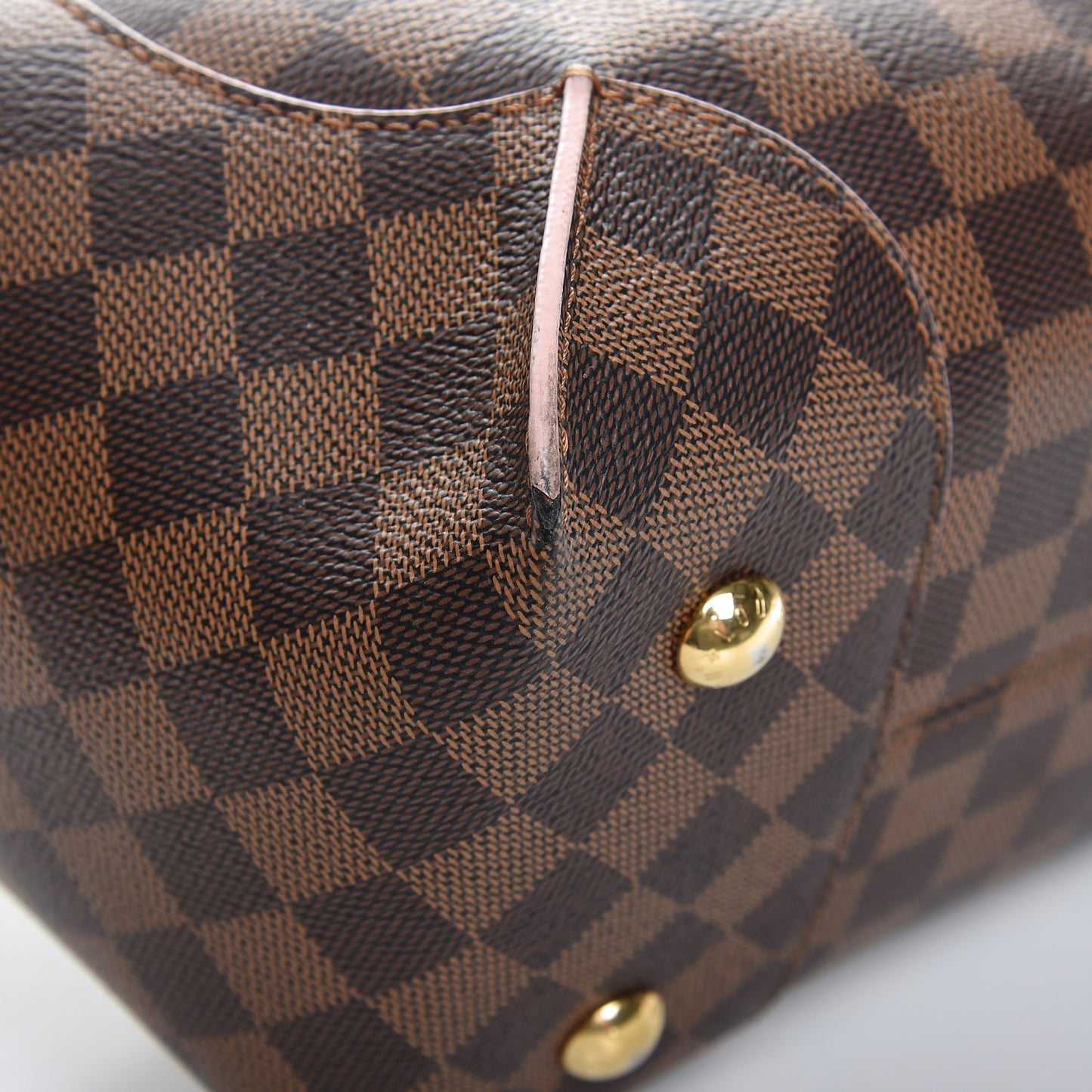 Damier Ebene Caissa Hobo Rose Ballerine