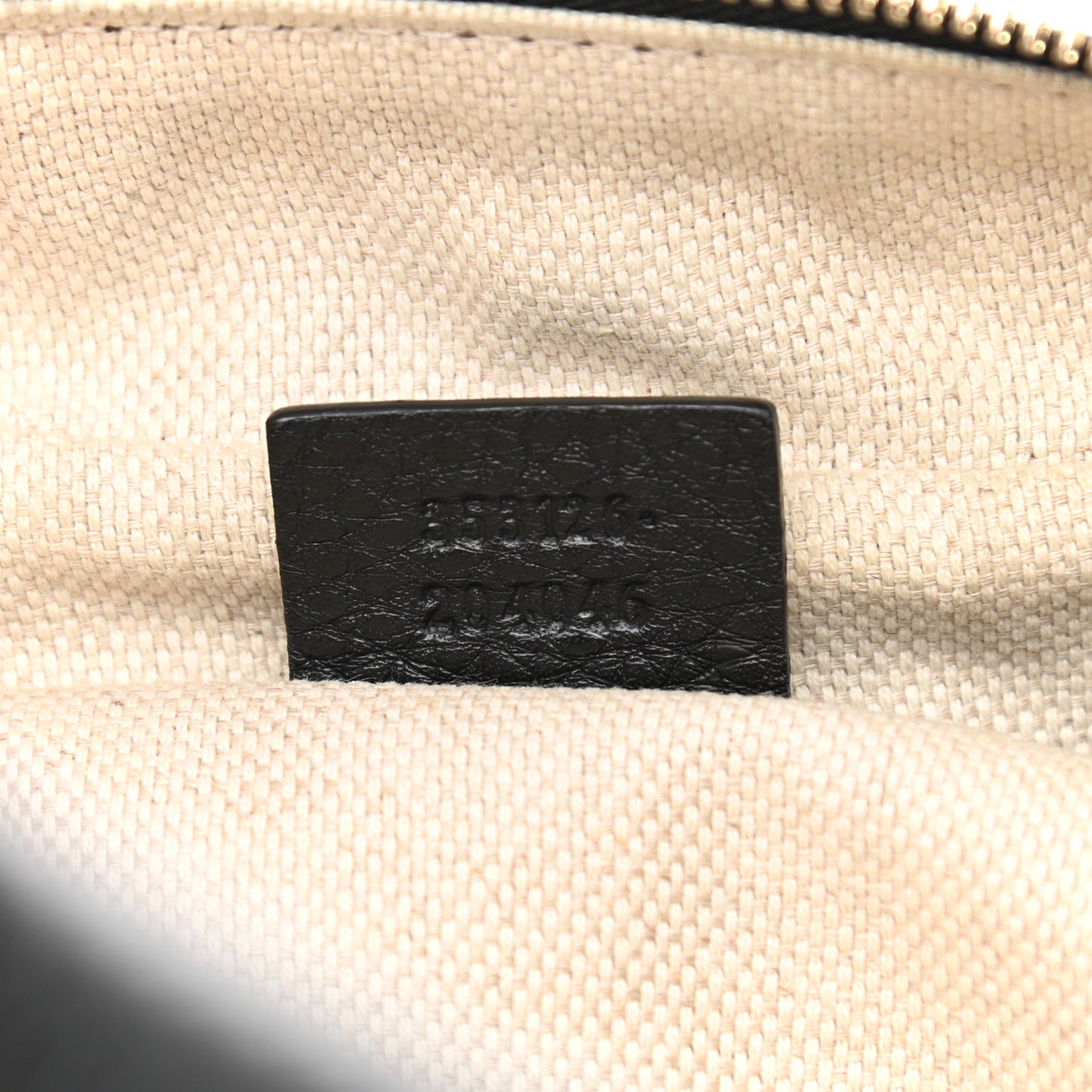 Pebbled Calfskin Medium Soho Bowler Black