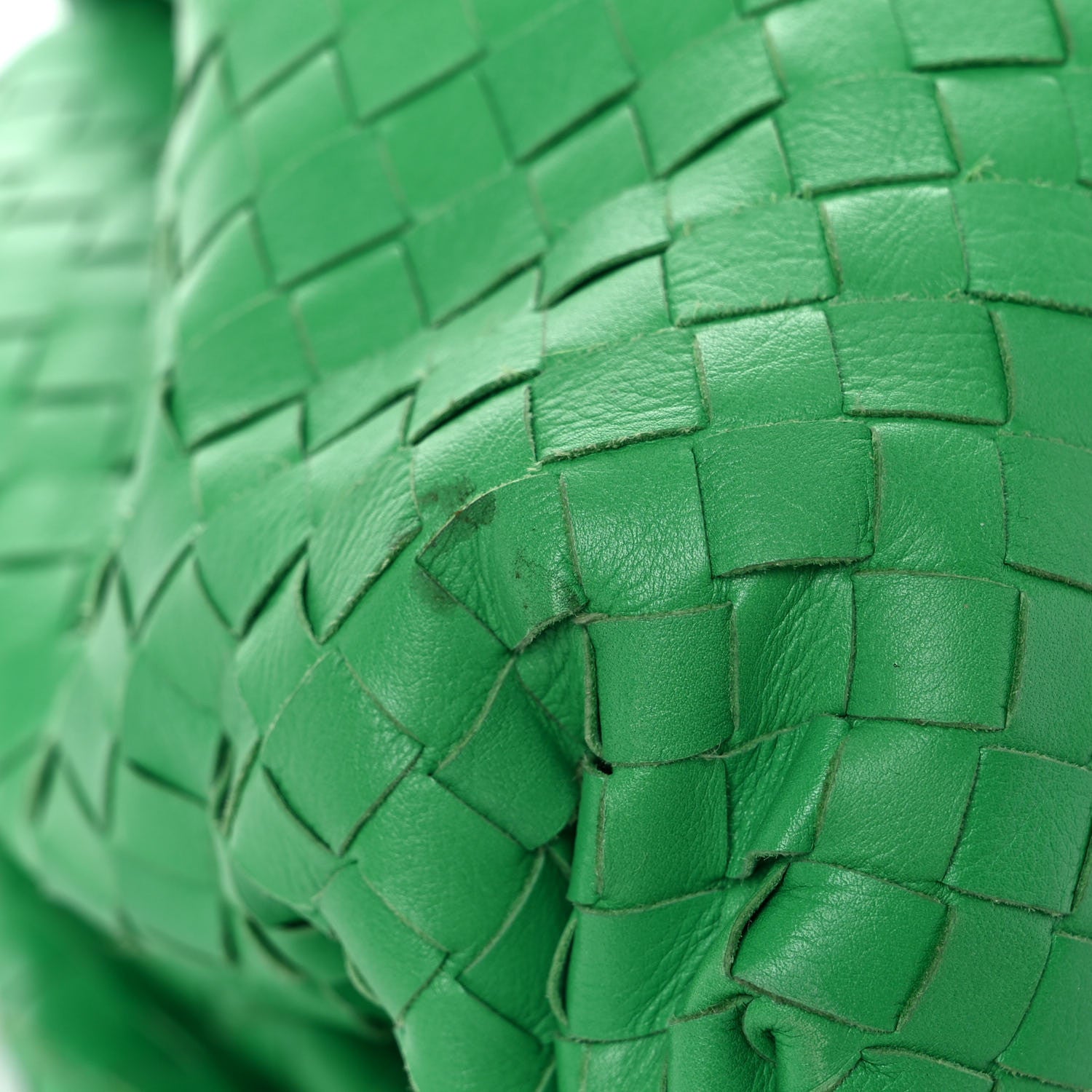 Bottega Veneta Nappa Maxi Intrecciato The Pouch Oversized Clutch Racing Green 8 of 15