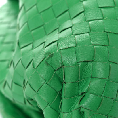 Bottega Veneta Nappa Maxi Intrecciato The Pouch Oversized Clutch Racing Green 8 of 15