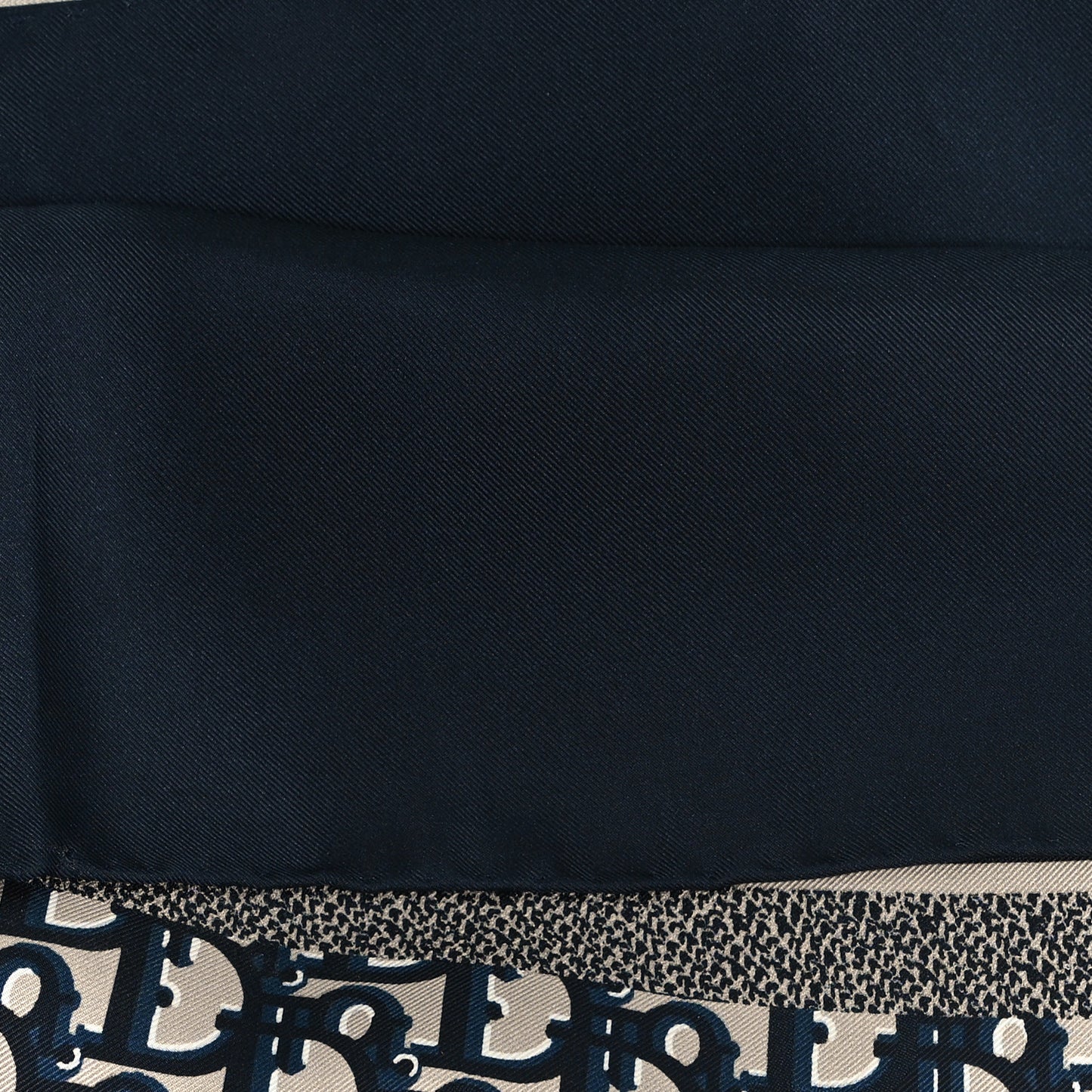 Silk Oblique Scarf Blue