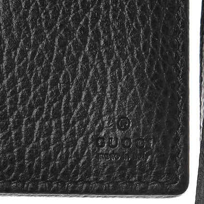 Gucci Dollar Calfskin Mini Swing Wallet Bag Black 8 of 8