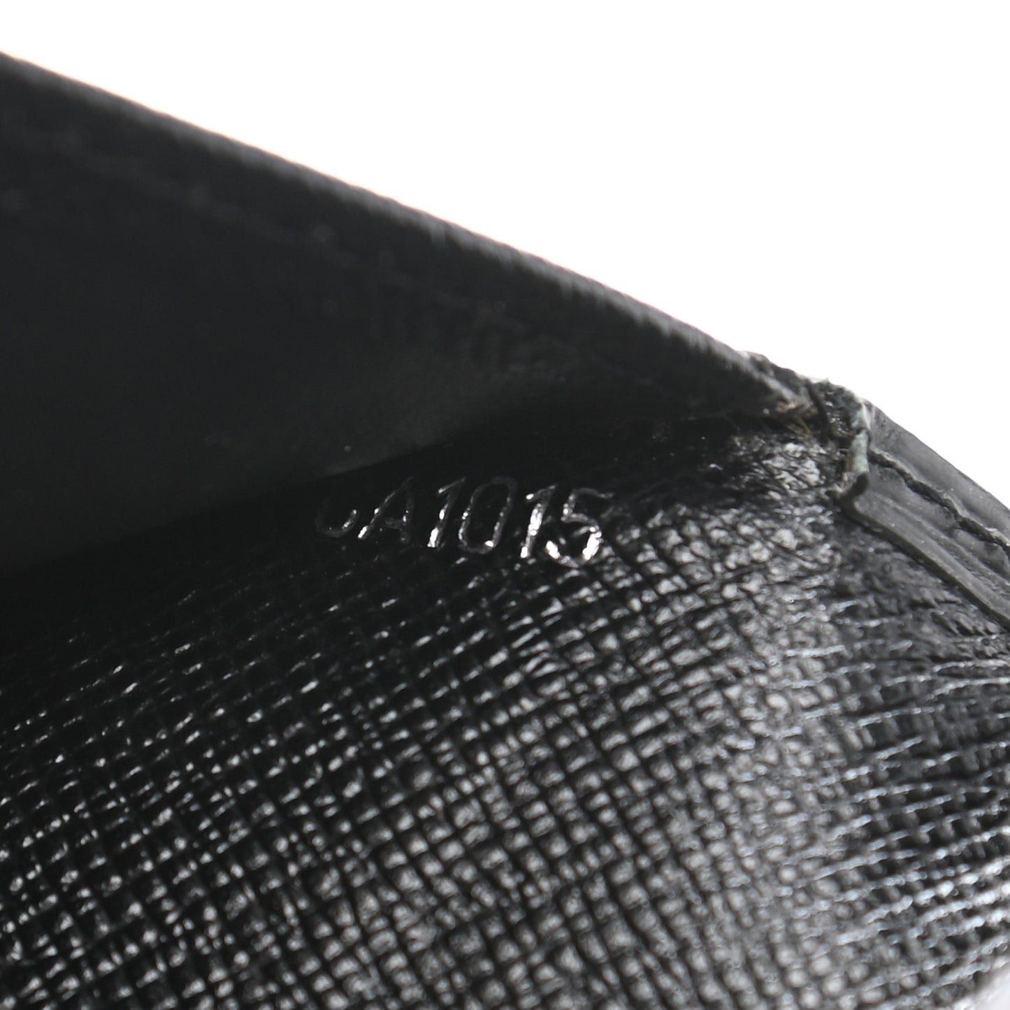 Epi Porte Valeurs Checkbook Wallet Black