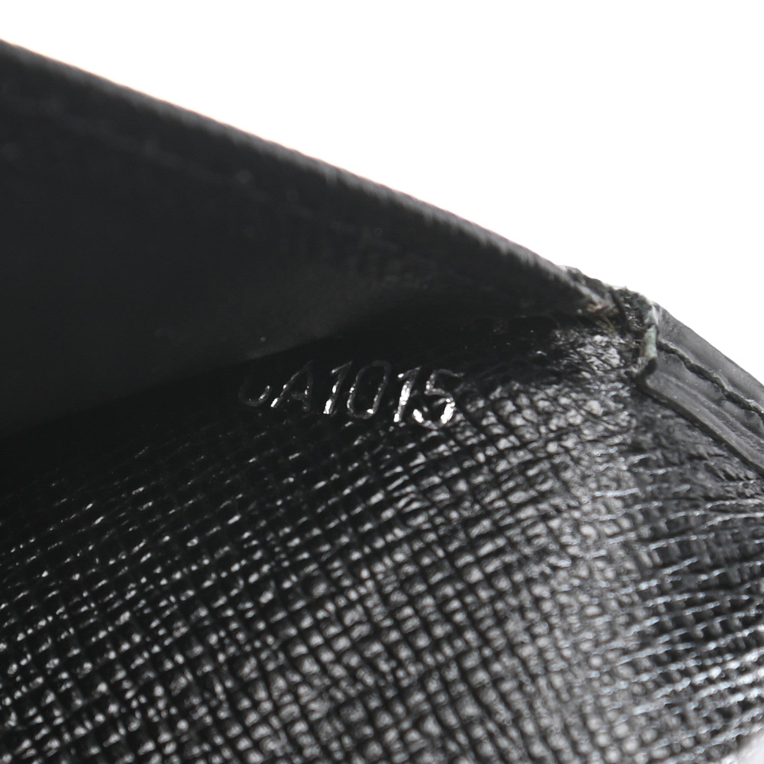 Louis Vuitton Epi Porte Valeurs Checkbook Wallet Black 7 of 9