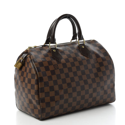 Louis Vuitton Damier Ebene Speedy 30 3 of 10