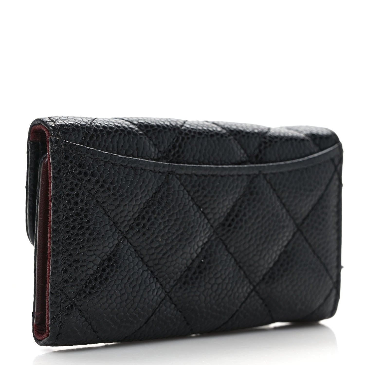 Chanel Caviar Quilted 6 Key Holder Black 3 of 10