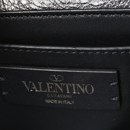Valentino Garavani Brushed Calfskin Small Supervee Crossbody Bag Black 6 of 8